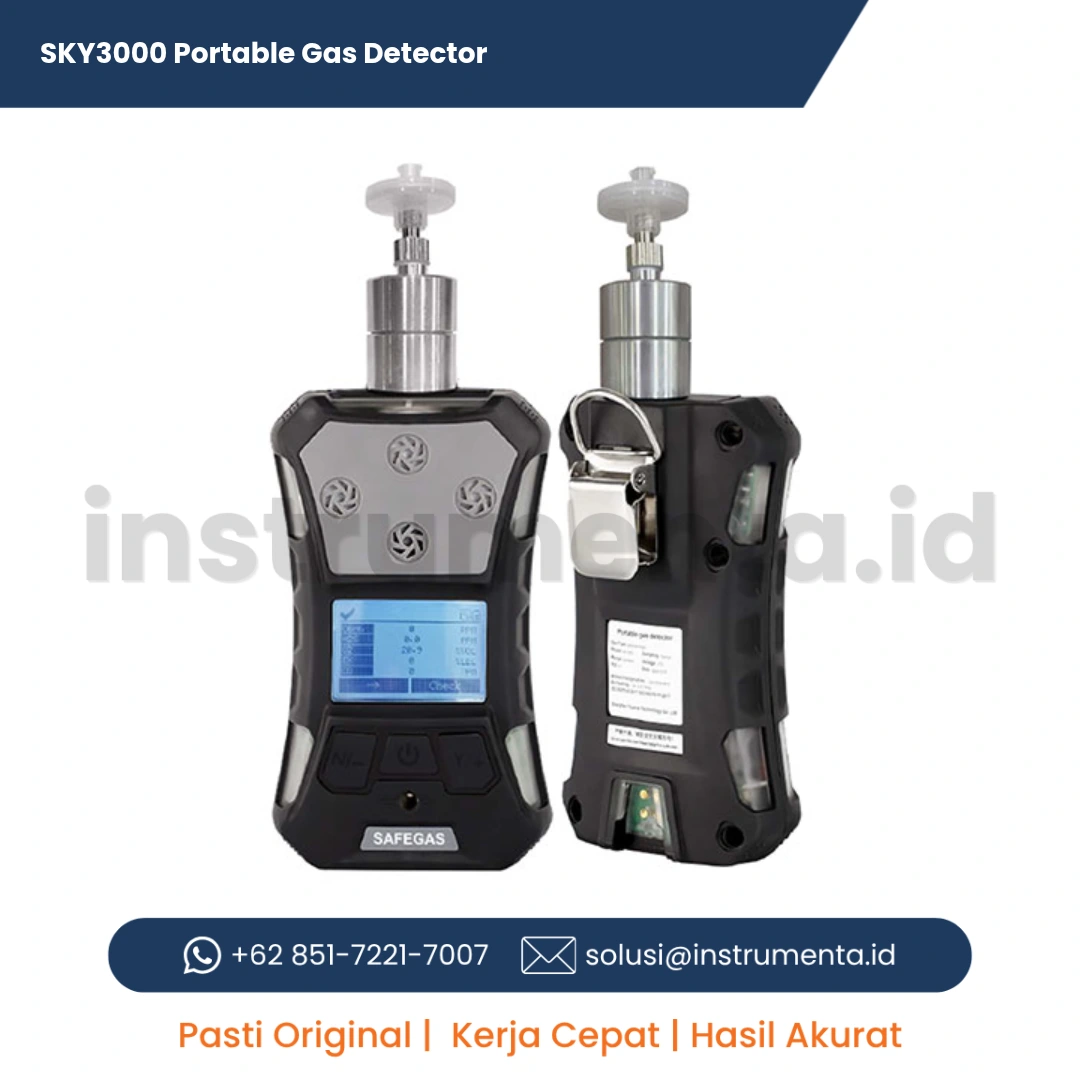 Distributor Resmi SKY3000 Portable Gas Detector Alat Ukur Detektor Gas Berbahaya Multi Gas Monitor